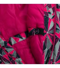 Dětský zimní overal CUZU LOAP Magenta Purple Allover / Pink