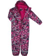 Dětský zimní overal CUZU LOAP Magenta Purple Allover / Pink