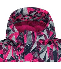 Dětský zimní overal CUZU LOAP Magenta Purple Allover / Pink
