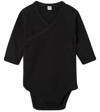 Dětské body s dlouhým rukávem BZ60 Babybugz Black