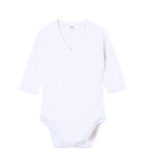 Dětské body s dlouhým rukávem BZ60 Babybugz White