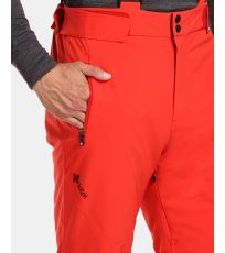 Pánské lyžařské kalhoty RAVEL-M KILPI Červená