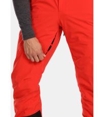 Pánské lyžařské kalhoty RAVEL-M KILPI Červená