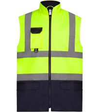 Reflexní zateplená vesta HV005 YOKO Hi-Vis Yellow