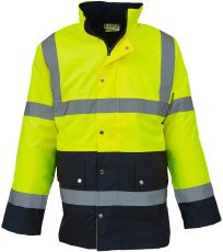 Hi-Vis dvoubarevná dálniční bunda HVP302 YOKO Hi-Vis Yellow