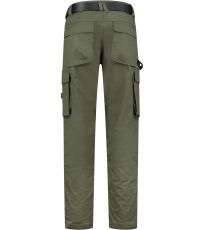 Pracovní kalhoty unisex Work Pants Twill Cordura Tricorp army