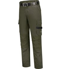 Pracovní kalhoty unisex Work Pants Twill Cordura Tricorp army