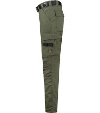 Pracovní kalhoty unisex Work Pants Twill Cordura Tricorp army