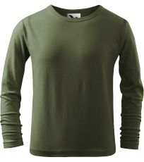 Dětské triko Long Sleeve 160 Malfini khaki