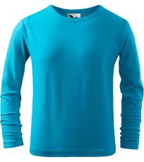 Dětské triko Long Sleeve 160 Malfini tyrkysová