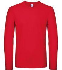 Pánské tričko s dlouhým rukávem TU05T B&C Red