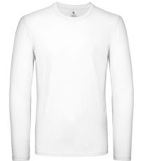 Pánské tričko s dlouhým rukávem TU05T B&C White