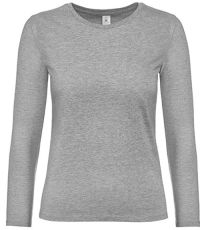 Dámské tričko s dlouhým rukávem TW08T B&C Sport Grey (Heather)