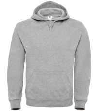 Unisex mikina přes hlavu WUI21 B&C Heather Grey