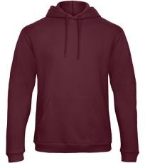 Unisex mikina přes hlavu WUI24 B&C Burgundy