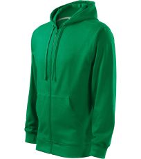 Pánská mikina Trendy Zipper Malfini středně zelená