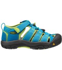 Dětské sandály Newport H2 Jr KEEN hawaiian blue/green glow