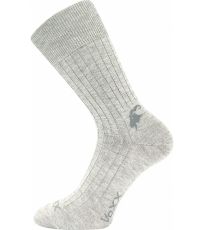 Unisex slabé ponožky - 3 páry Cashmere love VoXX® šedá