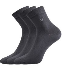 Pánské společenské ponožky - 3 páry Dion Lonka tmavě šedá