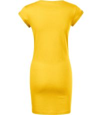 Dámské bavlněné šaty Freedom Malfini žlutá