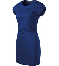 Dámské bavlněné šaty Freedom Malfini královská modrá