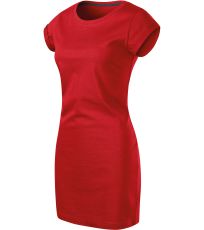 Dámské bavlněné šaty Freedom Malfini červená