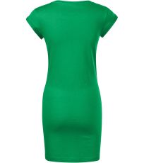 Dámské bavlněné šaty Freedom Malfini středně zelená