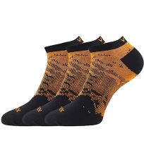Unisex nízké ponožky - 3 páry Rex 18 Voxx oranžová