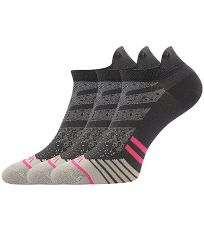 Dámské nízké ponožky - 3 páry Rex 17 Voxx černá