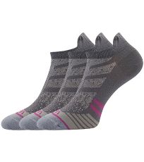 Dámské nízké ponožky - 3 páry Rex 17 Voxx černá