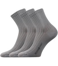 Unisex ponožky - 3 páry Demedik Lonka světle šedá