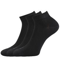 Unisex ponožky - 3 páry Desi Lonka černá