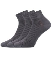 Unisex sportovní ponožky - 3 páry Setra VoXX® tmavě šedá