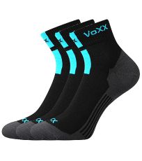 Unisex extra prodyšné ponožky - 3 páry Mostan silproX VoXX® černá