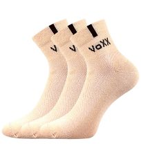 Unisex ponožky - 3 páry Fredy Voxx béžová
