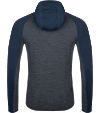 Pánský svetr s kapucí MERINI-M KILPI Tmavě modrá