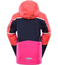 Dětská lyžařská bunda MELEFO ALPINE PRO diva pink