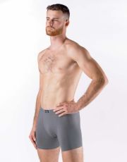 Pánské boxerky s delší nohavičkou 74086P GINA šedá