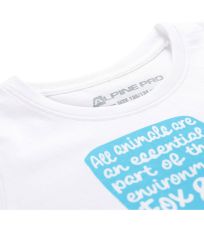 Dětské bavlněné triko WORLDO ALPINE PRO bílá