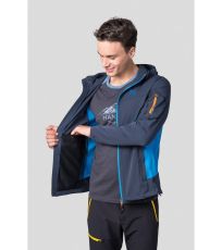 Pánská softshellová bunda SEUMAS HANNAH midnight navy/brilliant blue