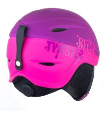 Dětská lyžařská helma TWISTER RELAX fialová