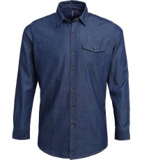 Pánská džínová košile PR222 Premier Workwear Indigo Denim