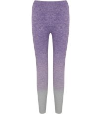Dámské bezešvé legíny TL300 Tombo Purple - Light Grey Marl