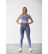 Dámské bezešvé legíny TL300 Tombo Purple - Light Grey Marl