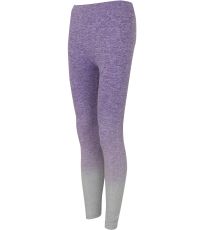 Dámské bezešvé legíny TL300 Tombo Purple - Light Grey Marl