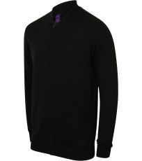 Pánský svetr na zip H718 Henbury Black