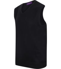 Pánská pletená vesta H724 Henbury Black