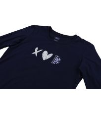 Dámské tričko s dlouhým rukávem ELIKA HANNAH Dress blues