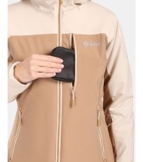 Dámská lyžařská bunda FLIP-W KILPI Béžová