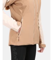 Dámská lyžařská bunda FLIP-W KILPI Béžová